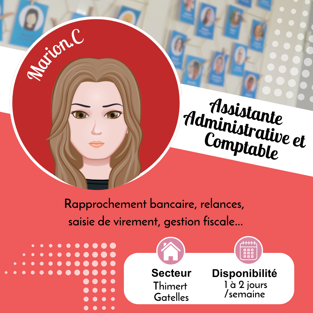 Partager une assistante comptable - temps partiel - Marion C