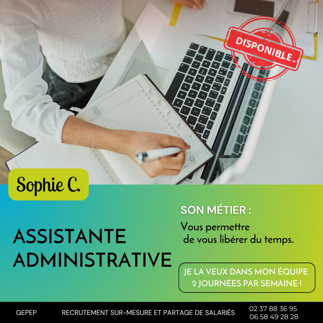 Assistante administrative - Nonancourt - Sophie C
